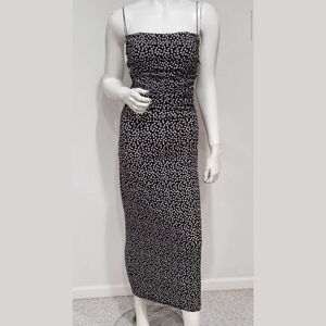 H&M Black and White Polka Dot Dress